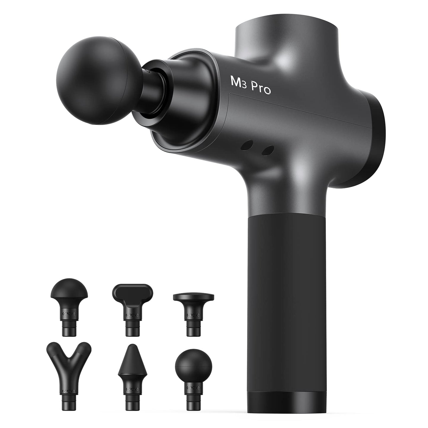 opove M3 Pro 2 Massage Gun Deep Tissue Percussion Muscle Massager for Workout, Handheld Percussive Therapy Fascia Gun for Athletes Fast Recovery 4-8 Hours Long Battery Life, Powerful, Quiet, Black