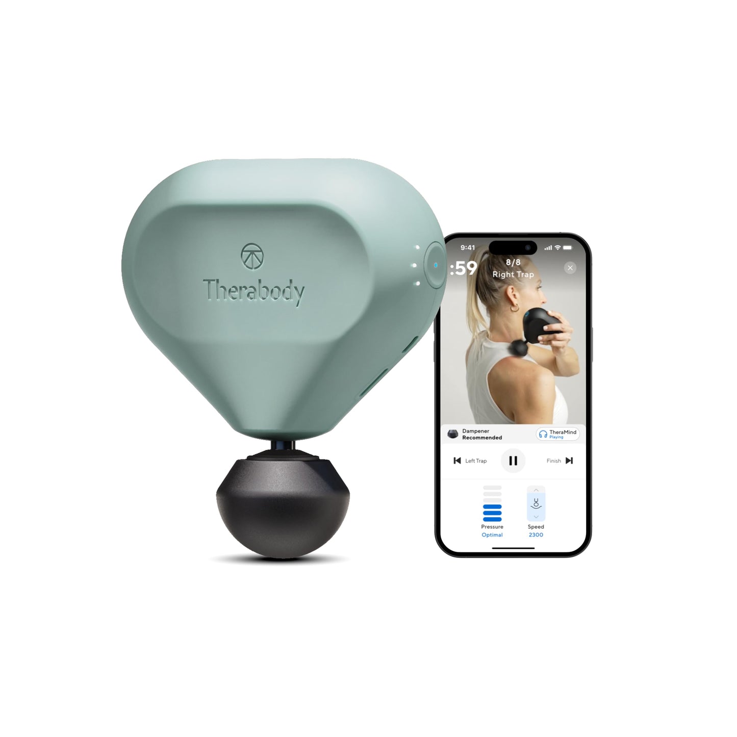 TheraGun Mini (3rd Generation) by Therabody – Ultra-Portable Massage Gun and Travel Essential for Fast, Effective Pain and Tension Relief Anywhere (Black)