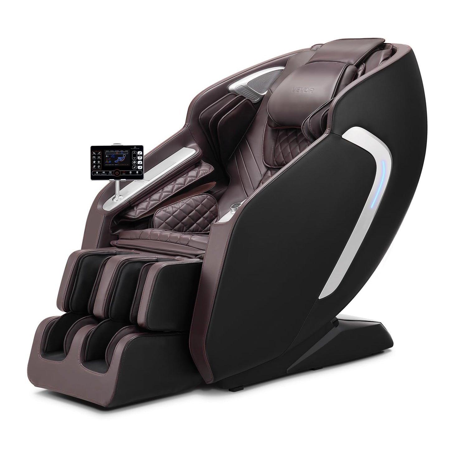 VEVOR Full Body Massage Chair, SL-Track Zero Gravity Massage Recliner, 3D Shiatsu, Body Scan, Heating, Bluetooth Speaker, Airbags for Living Room, Home