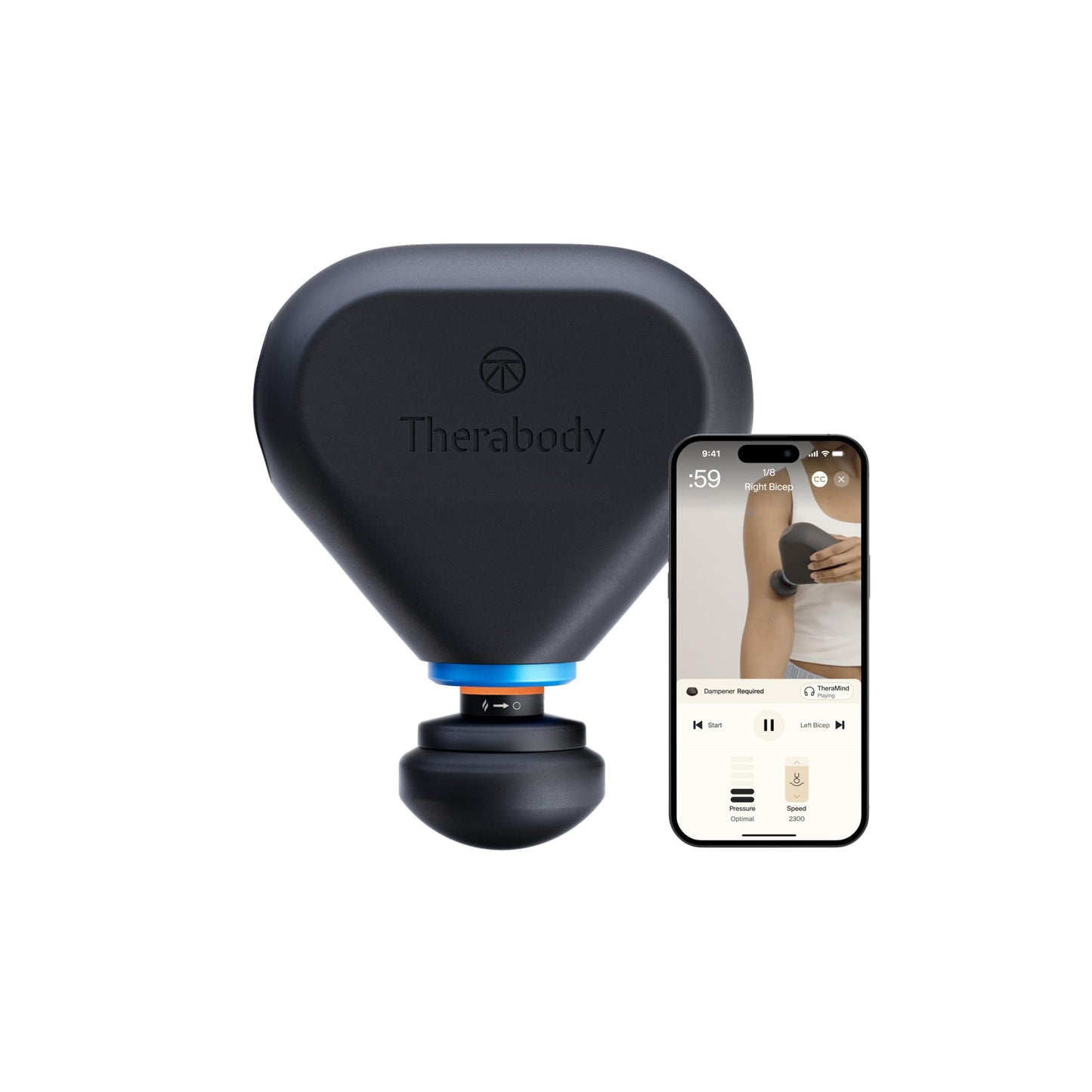 TheraGun Mini (3rd Generation) by Therabody – Ultra-Portable Massage Gun and Travel Essential for Fast, Effective Pain and Tension Relief Anywhere (Black)