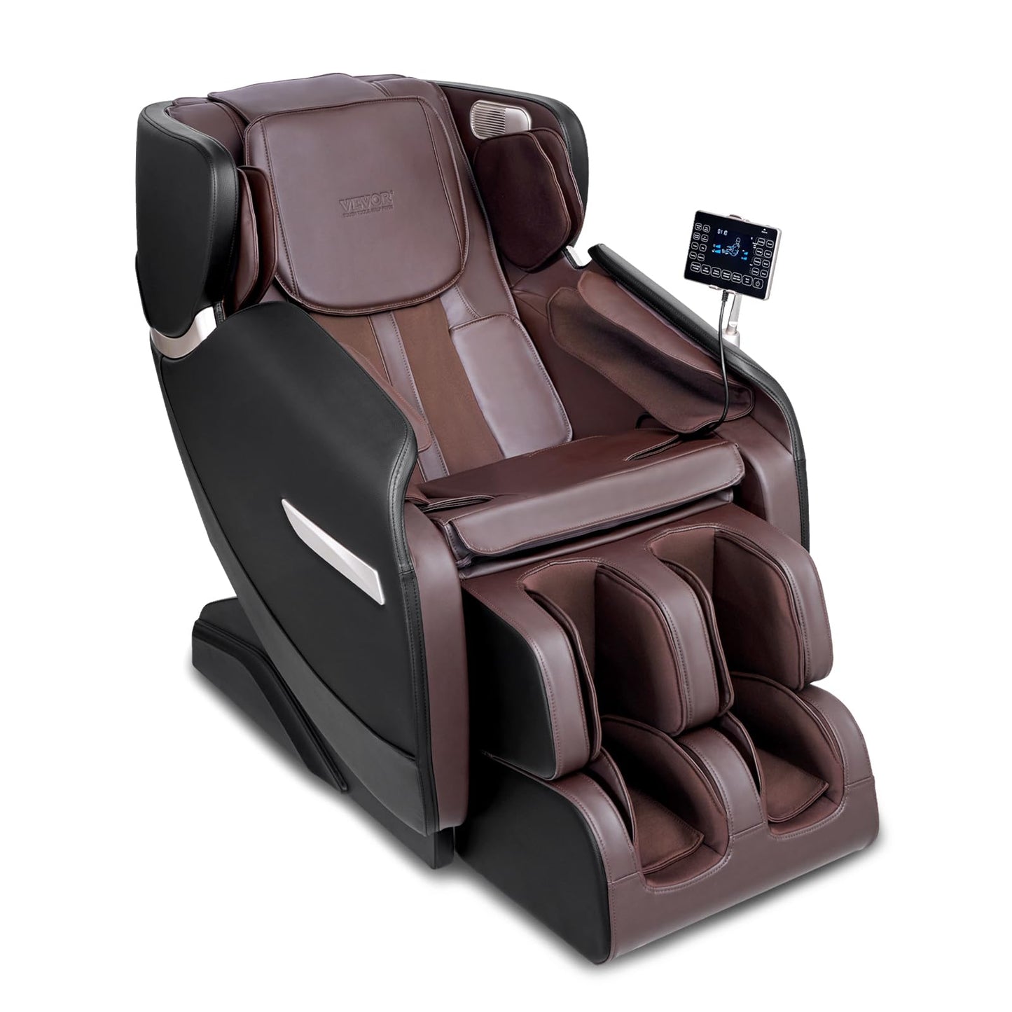 VEVOR Full Body Massage Chair, SL-Track Zero Gravity Massage Recliner, 3D Shiatsu, Body Scan, Heating, Bluetooth Speaker, Airbags for Living Room, Home