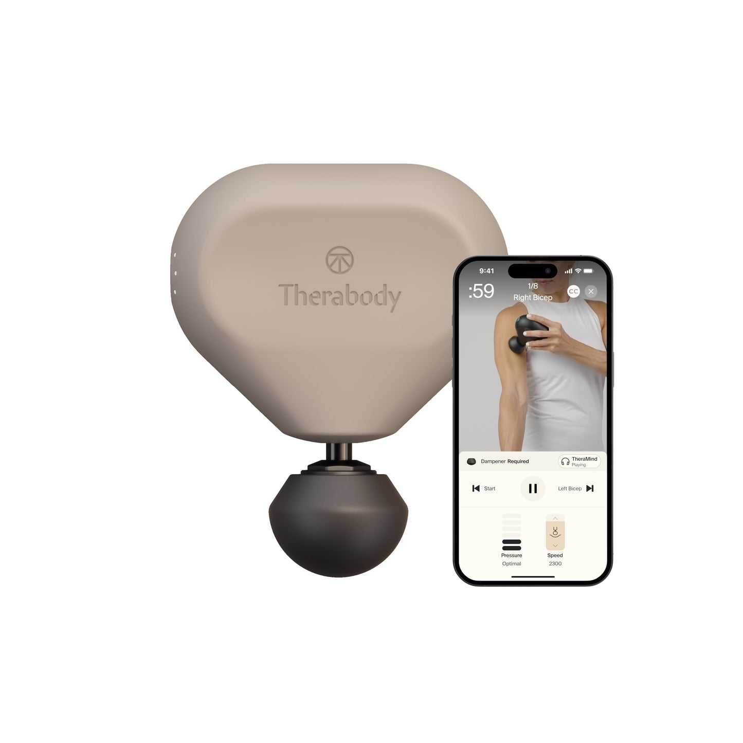TheraGun Mini (3rd Generation) by Therabody – Ultra-Portable Massage Gun and Travel Essential for Fast, Effective Pain and Tension Relief Anywhere (Black)