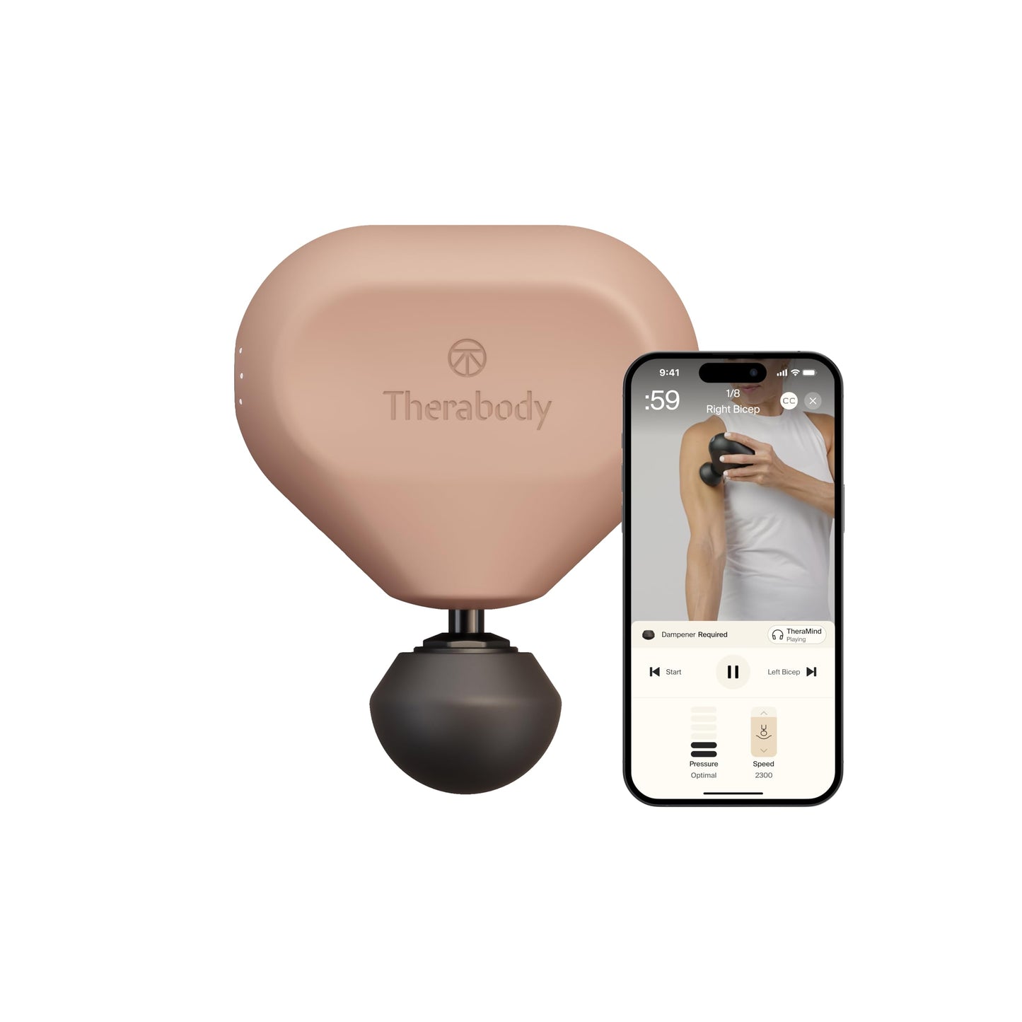TheraGun Mini (3rd Generation) by Therabody – Ultra-Portable Massage Gun and Travel Essential for Fast, Effective Pain and Tension Relief Anywhere (Black)