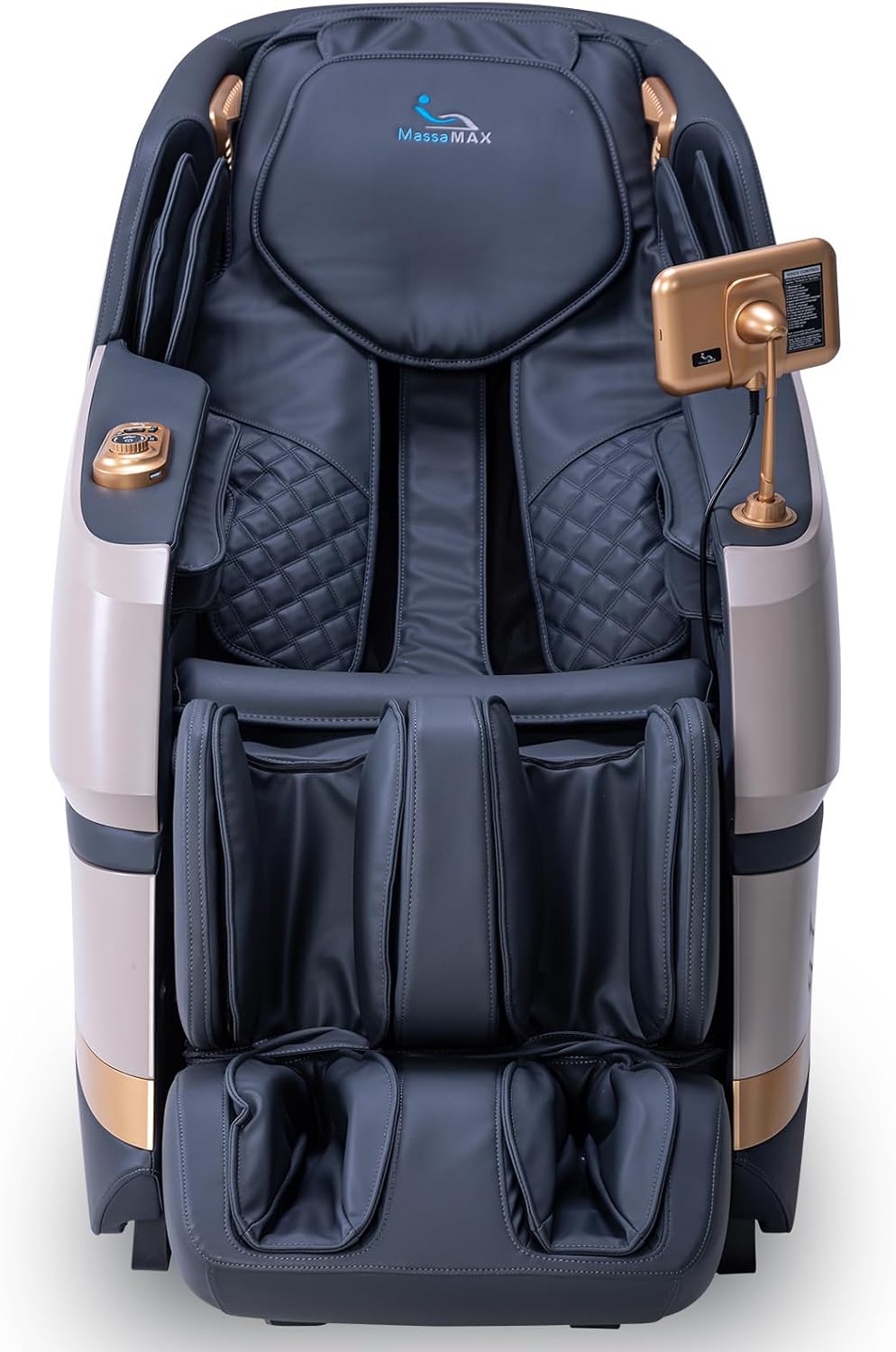 MassaMAX MT339 4D Massage Chair, Full Body Shiatsu Recliner with Auto Extendable Footrest, Zero Gravity, SL Track, Deep Yoga Stretch,15 Modes, AI Voice Control, Foot Rollers, and Heating (Magic Black)