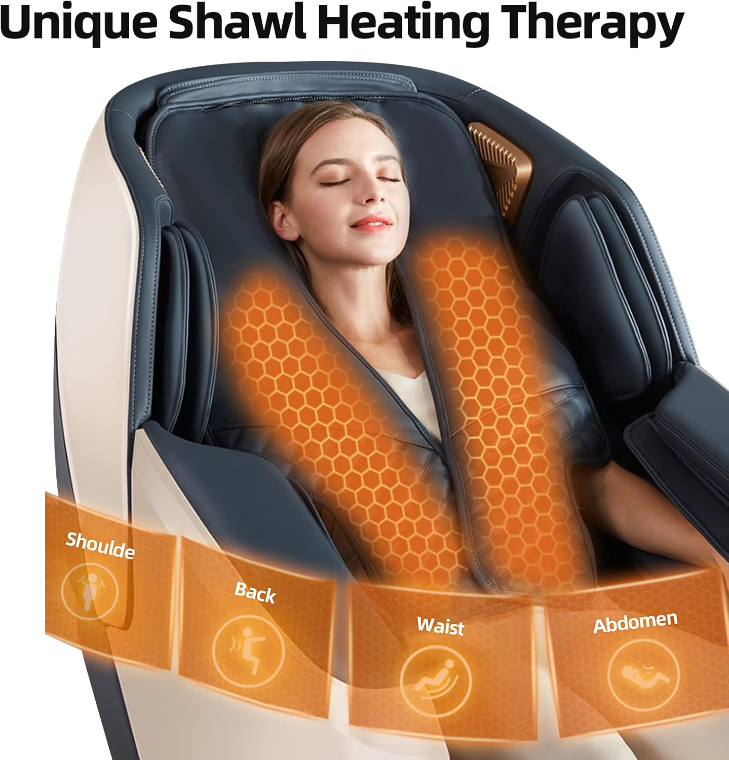 MassaMAX MT339 4D Massage Chair, Full Body Shiatsu Recliner with Auto Extendable Footrest, Zero Gravity, SL Track, Deep Yoga Stretch,15 Modes, AI Voice Control, Foot Rollers, and Heating (Magic Black)