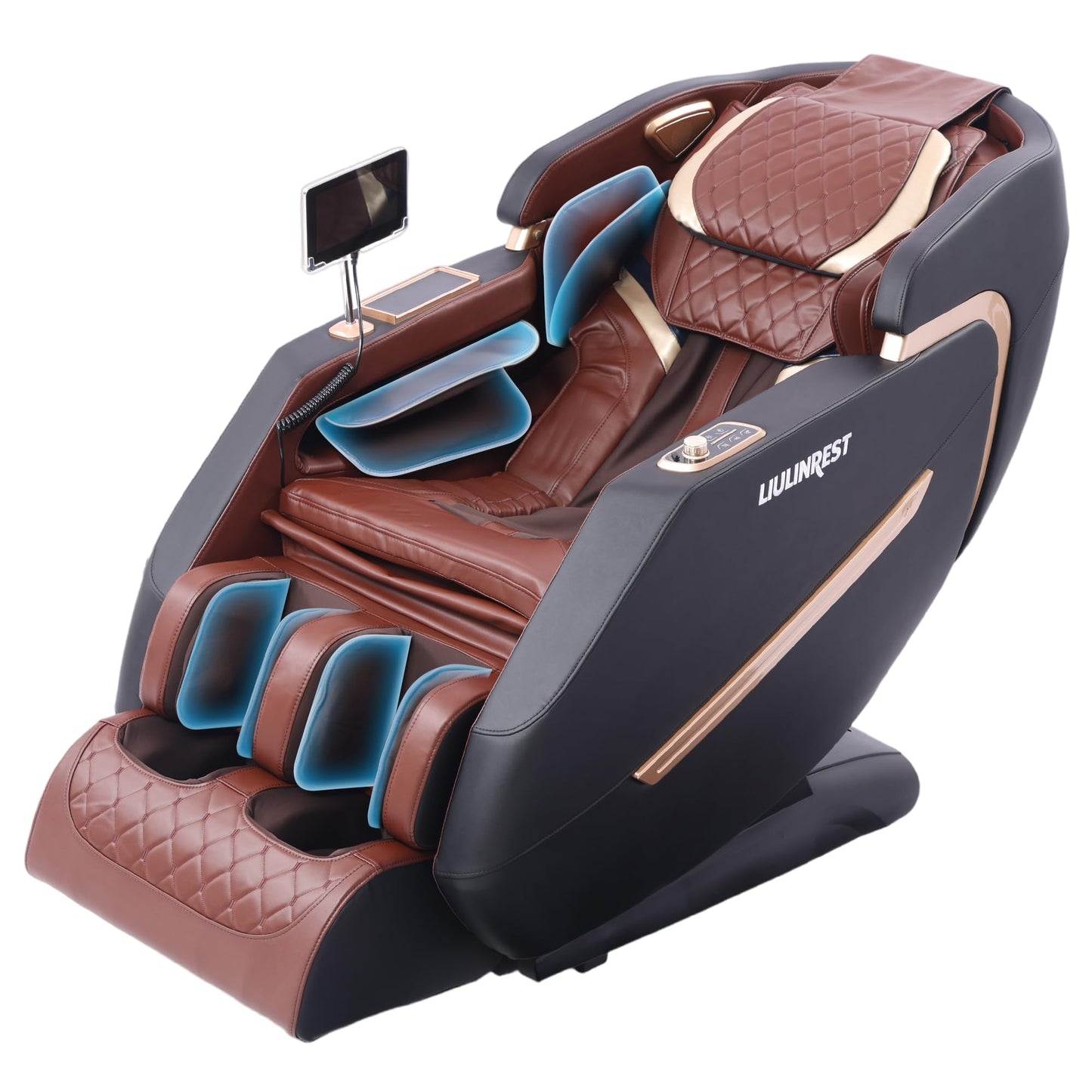 2025 4D Massage Chair, SL-Track Shiatsu Massage Recliner Chair with 3 Zero Gravity Modes & Full Body Airbags, Intelligent Massage Chairs with Smart Voice Control & Touchable Screen (Black)