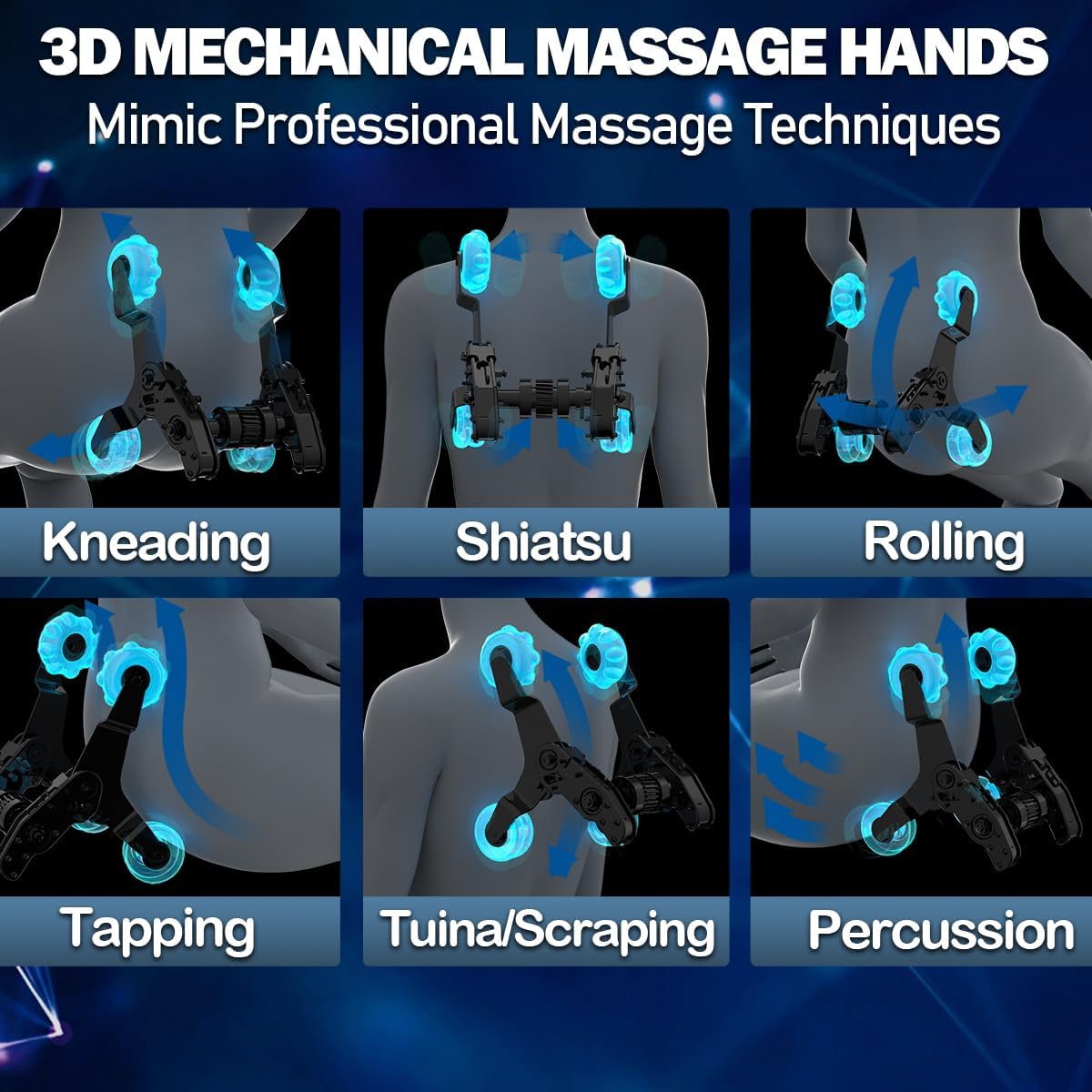 2025 Massage Chair Full Body, Zero Gravity SL-Track Shiatsu Massage Recliner Chair with Heat, 12 Auto Modes, Backlit Touchscreen and Calfrest Extension