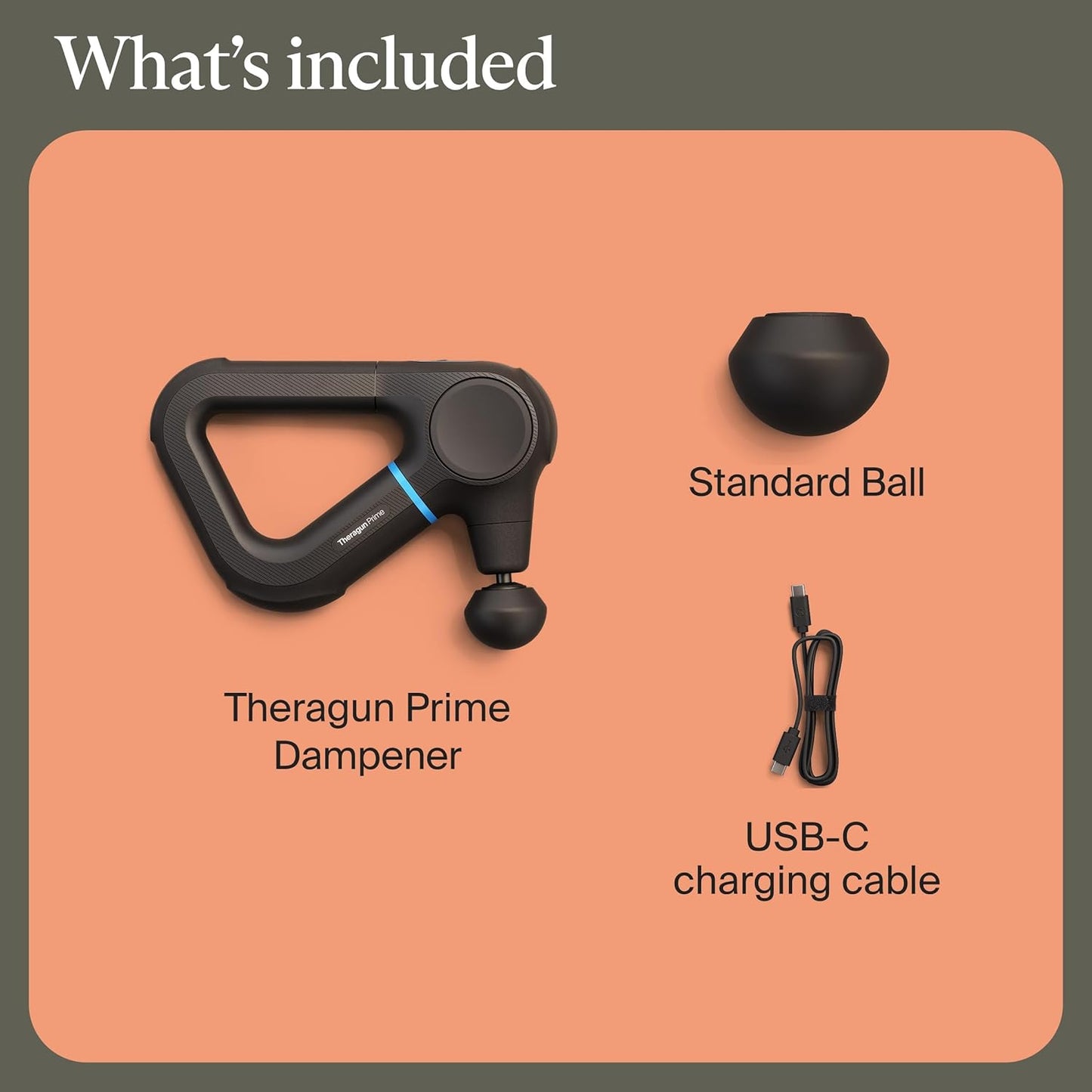 TheraGun Prime (6th Generation) Massage Gun by Therabody – Deep Tissue, Powerful Massage in a Rugged, Durable Design for Reliable Recovery & Pain Relief