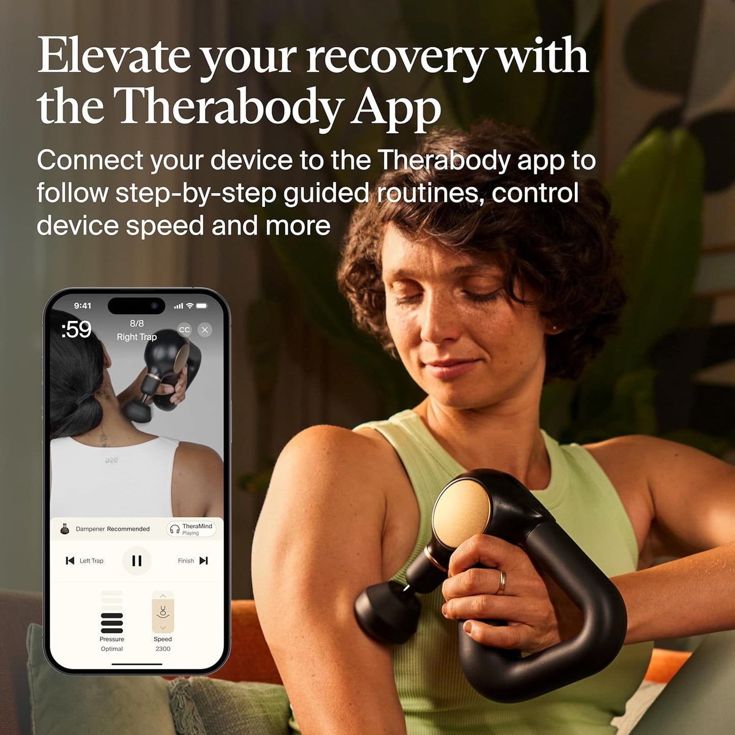 TheraGun Sense (1st Generation) by Therabody - Deep Tissue Massage Gun with Preloaded Routines for Stress Relief, Pain Relief & Muscle Soreness in Neck, Back, Leg, Knee, and Shoulder (Black)
