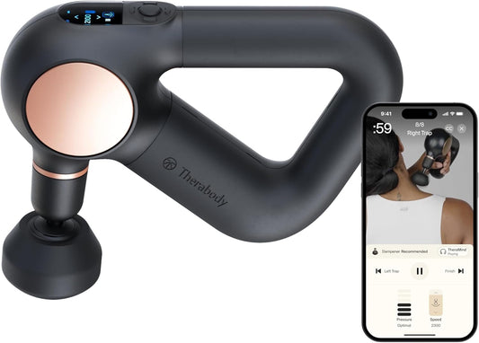 TheraGun Sense (1st Generation) by Therabody - Deep Tissue Massage Gun with Preloaded Routines for Stress Relief, Pain Relief & Muscle Soreness in Neck, Back, Leg, Knee, and Shoulder (Black)