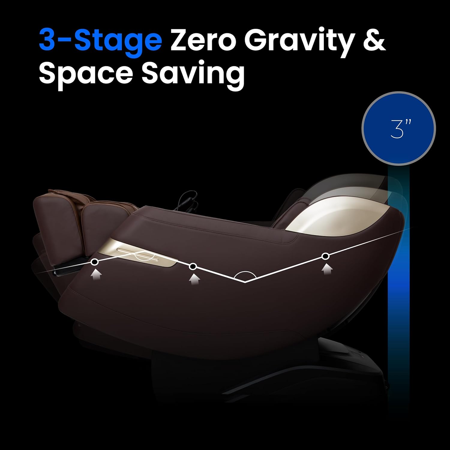Titan Quantum Massage Chair | Taupe | Full Body & Zero Gravity Features | Customizable Massage Programs