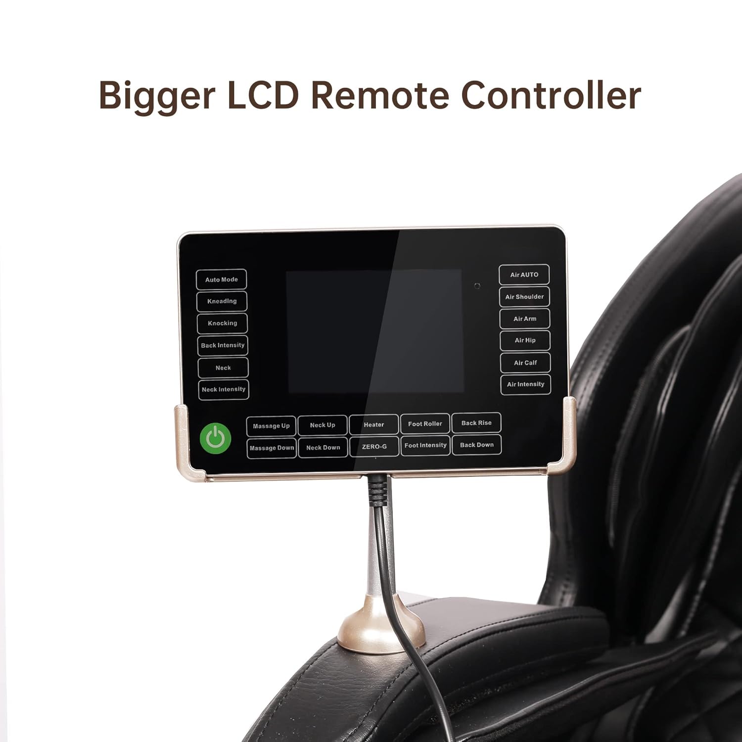 Real Relax 2025 Full Body Massage Chair of Dual-core S Track,Shiatsu Massage Recliner of Zero Gravity with APP and LCD Control,Lower Back and Calf Heating,Bluetooth,Home or Office Use,Black